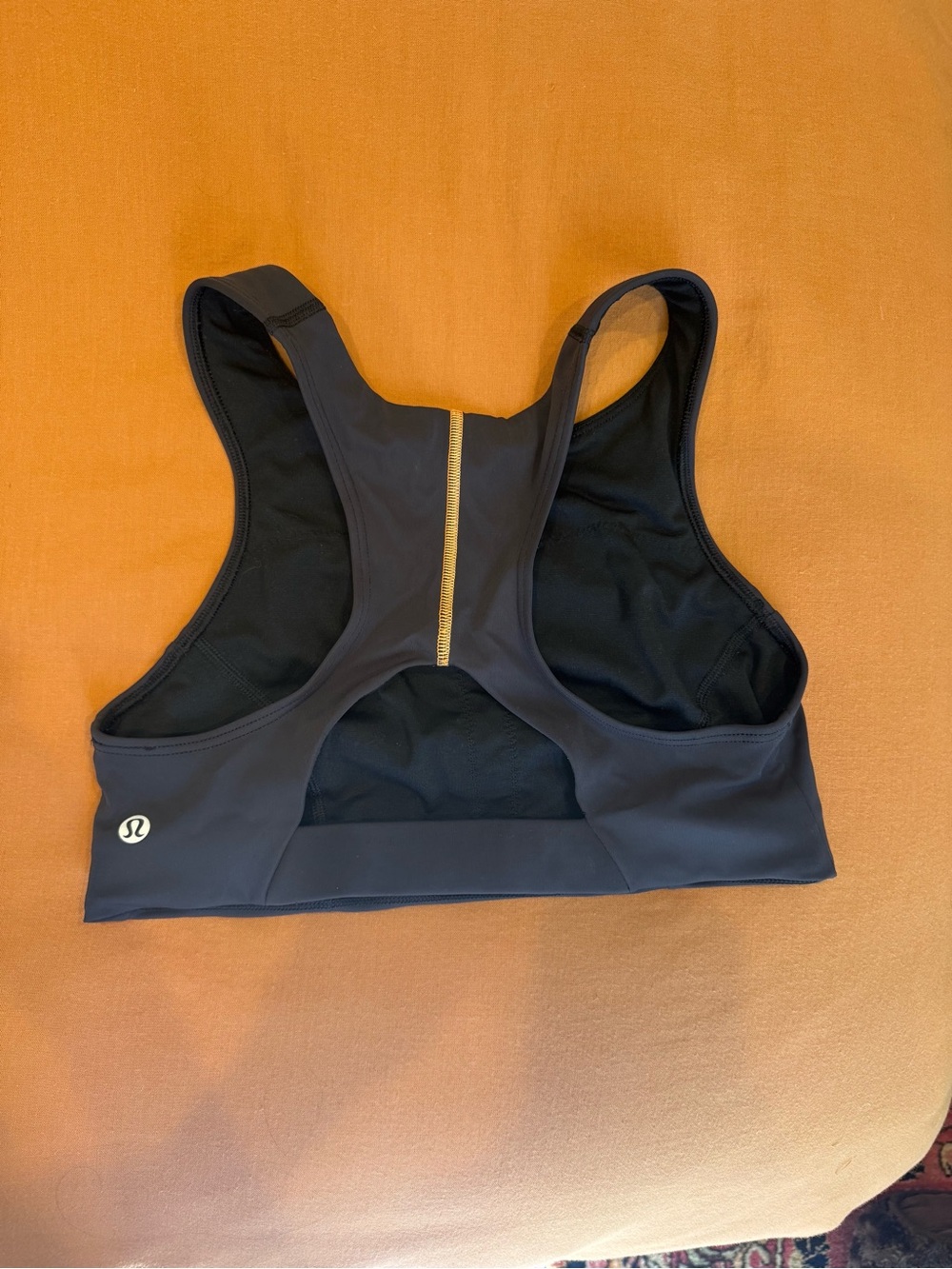 lululemon athletica black Racerback Sports Bra